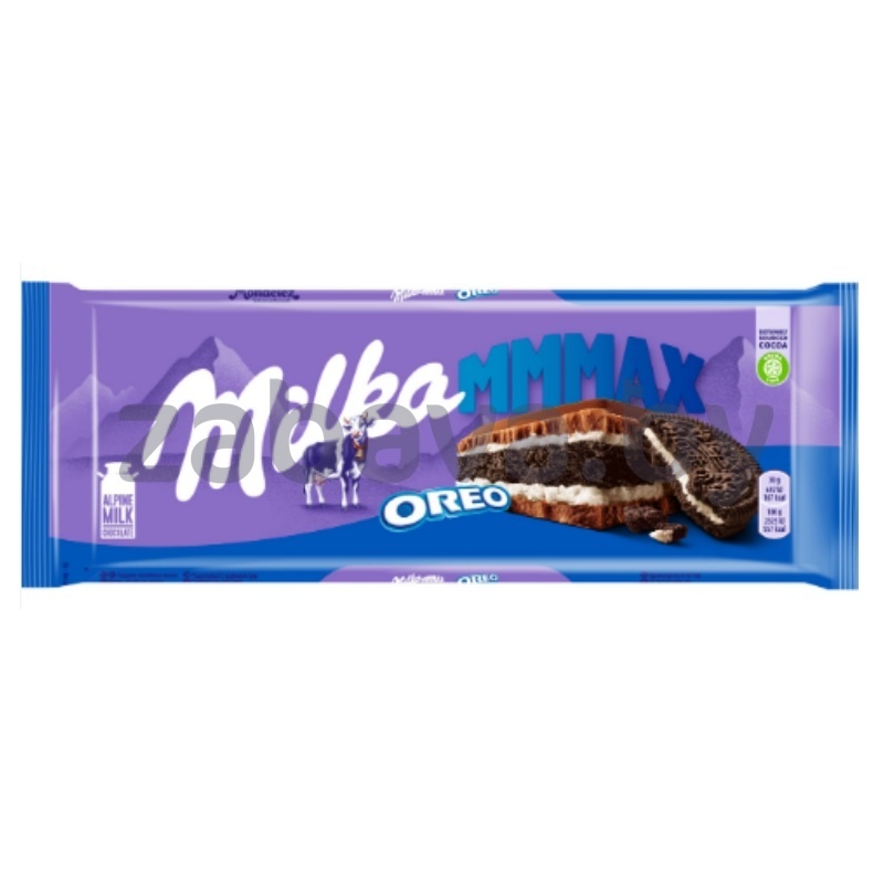 Шоколад Milka Max молочн., Oreo, ваниль, 300 г