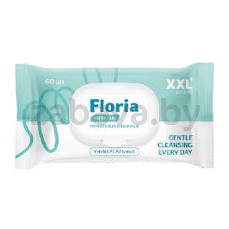 Влажные полотенца Floria XXL, 60 шт.