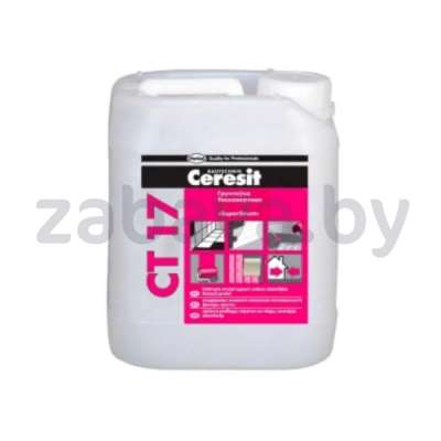 Грунтовка Ceresit CT 17, бесцветная, 5 л