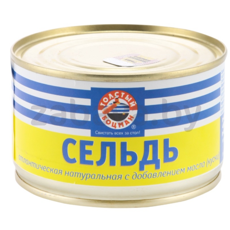Сельдь «Толстый боцман», тихоок., с доб. масла, 240 г