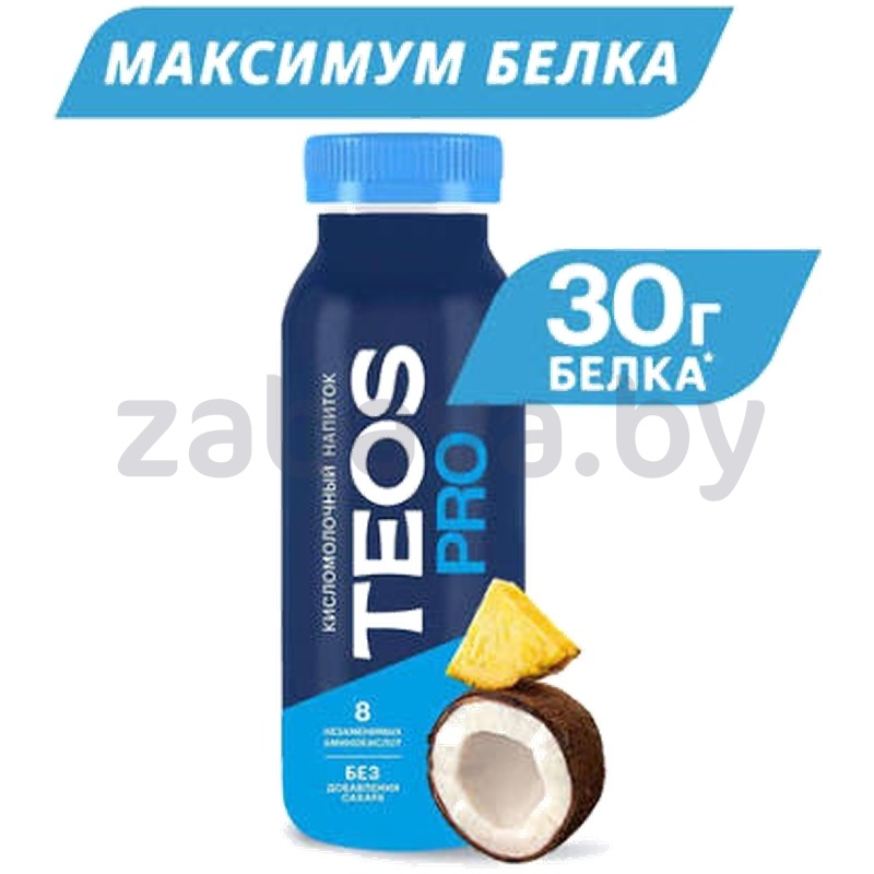 Напиток к/м Teos Pro, обезжир., 250 г