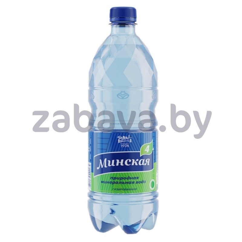 Вода минеральная «Минская-4», газированная, 1 л