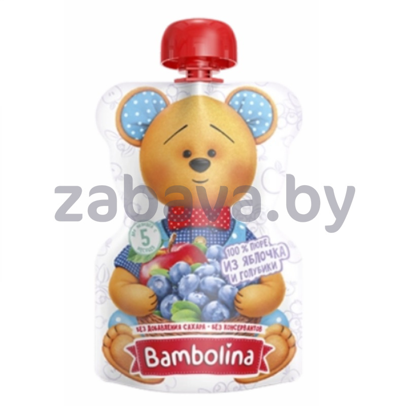 Пюре Bambolina, в ассортименте, 100 г