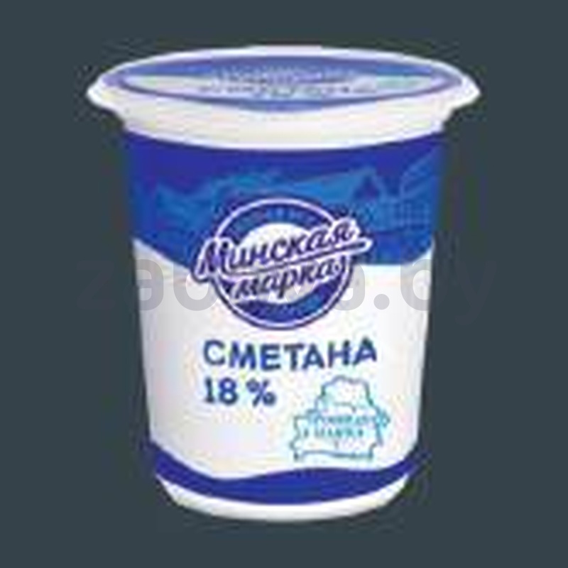 Сметана «Минская марка», 18%, 380 г