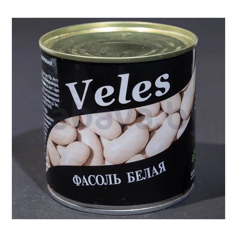 Фасоль Veles, красная или белая, натуральная, 400 г