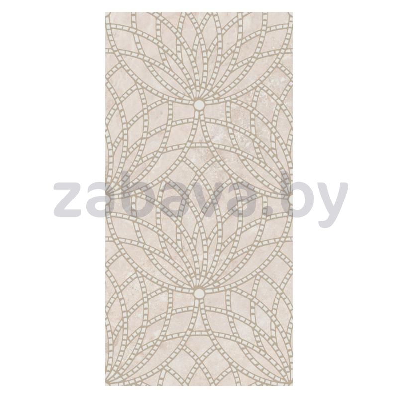 Декор Kerama Marazzi «Литос», светло-бежевый, матовый, 30×60 см