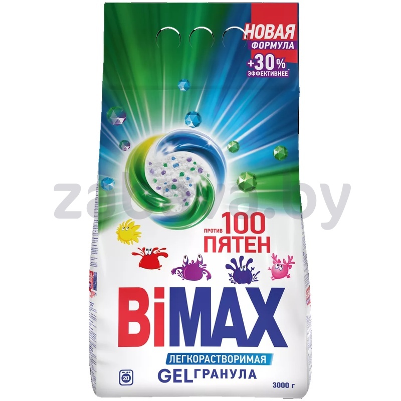 Стиральный порошок BiMax «100 пятен», 3 кг