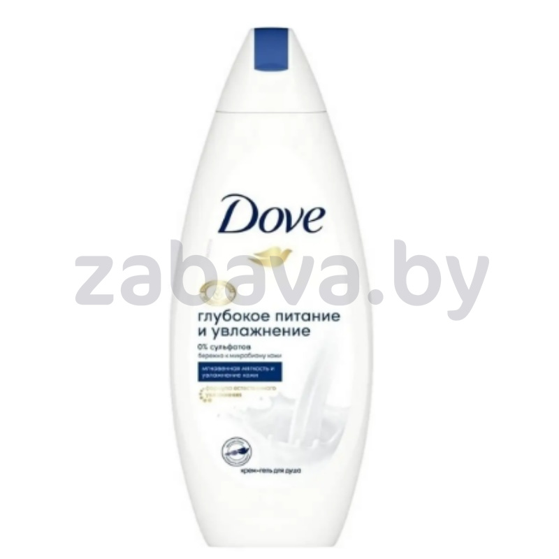 Крем-гель для душа Dove, фисташковый крем и магнолия или глубокое питание и увлажнение, 250 мл