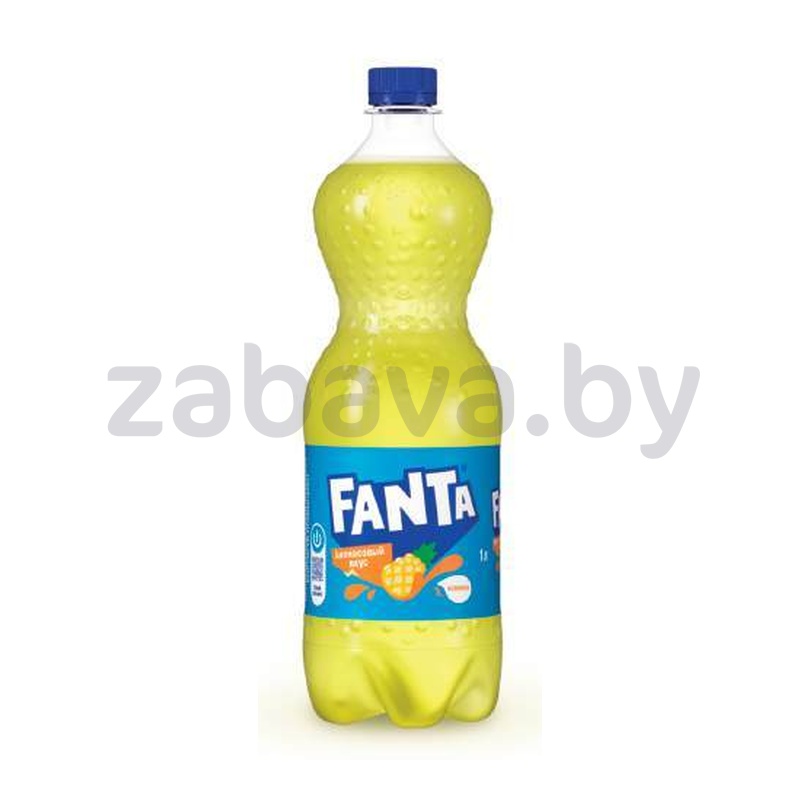 Напиток Fanta со вкусом ананаса, 1 л