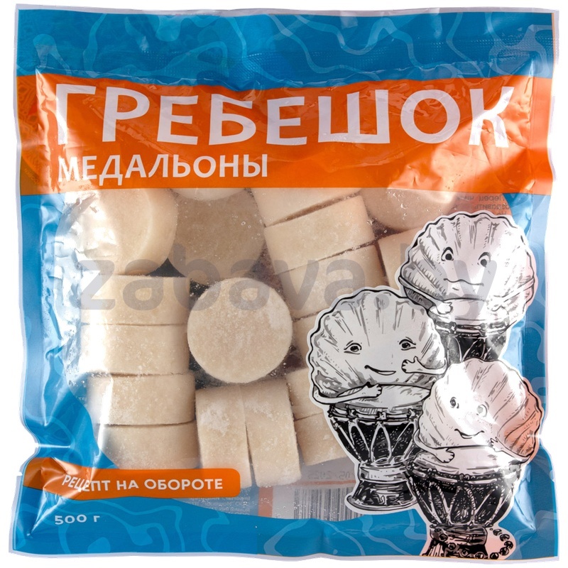 Гребешок «Белое море» медальон зам., 500 г