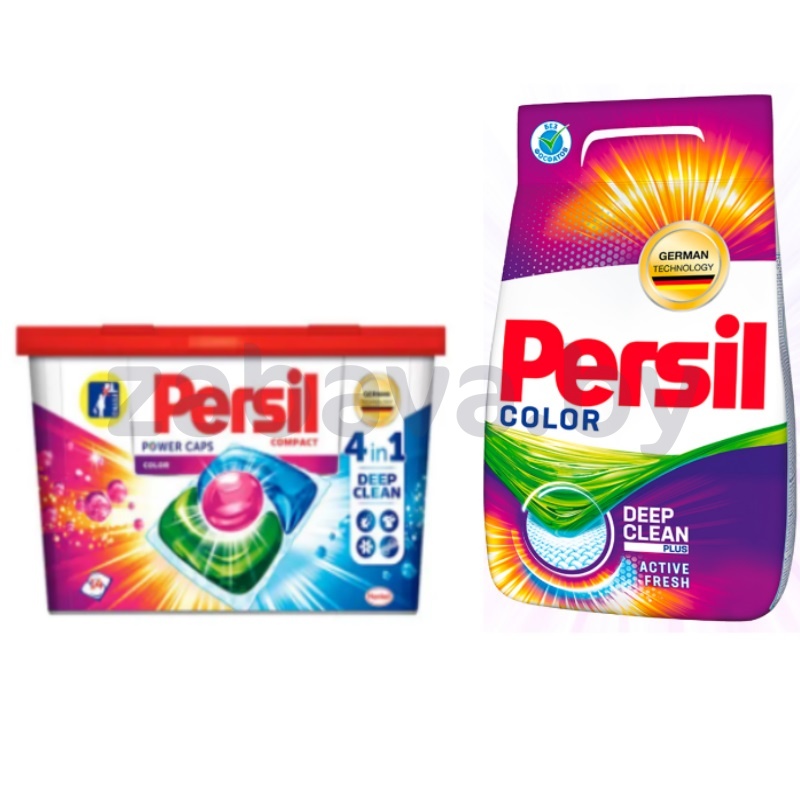 Порошок стир. или капсулы Persil, свежесть от Vermel или Color, 3 кг или 14 шт.