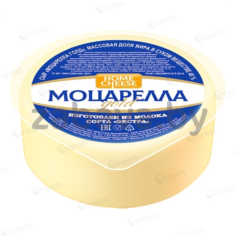 Сыр п/тв «Моцарелла голд», 40%, «Брестское мороженое», 1 кг