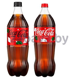 Напиток Coca-Cola, Classic или без сахара, 2 л