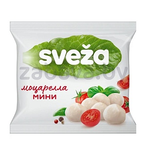 Сыр мягкий Sveza, моцарелла мини, 45%, 100 г