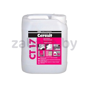 Грунтовка Ceresit CT 17, бесцветная, 5 л