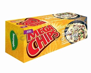 Чипсы картофельные Mega Chips, 200 г, в ассорт.