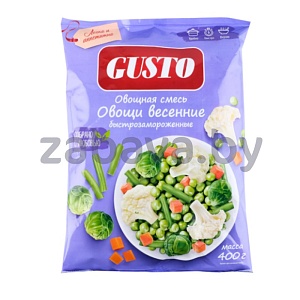 Смесь овощная Gusto, «Весенняя», замор., 400 г