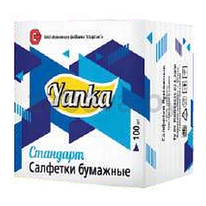 Бумажные салфетки Yanka, 100 шт.