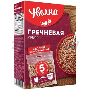 Крупа гречневая «Увелка» в вар. пак., 4×80 г