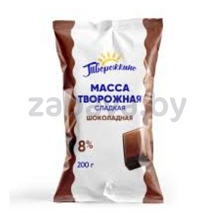 Масса творожная «Творожкино», шоколадная, 8%, 200 г