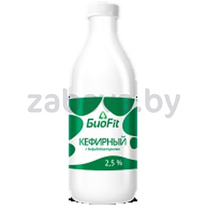 Продукт «Биоfit», к/м, кефирный, 2,5%, 480 мл