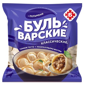 Пельмени «Бульварские», классические, «Брестский» МК, 430 г