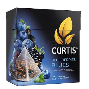Чайный напиток Curtis, Blue Berries Blues, 20 пир. × 1,7 г