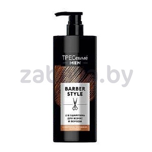 Мужской шампунь для волос и бороды TRESemmé «Barber Style», 1 л