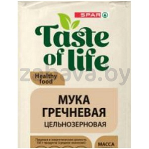 Мука цельнозерновая Spar Taste of Life гречневая, 500 г