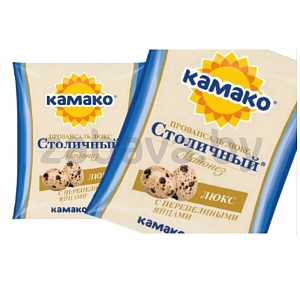 Майонез «Камако» «Провансаль столичный Люкс», с перепелиными яйцами, 50%, 400 г