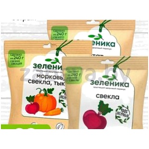 Перекус овощной «Зеленика», 30 г
