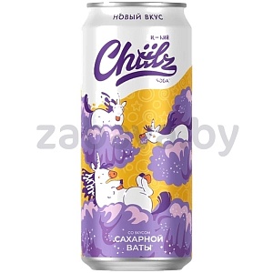 Напиток Chiilz со вкусом сахарной ваты газ., 450 мл