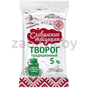 Творог «Славянские традиции», традиционный, 5%, 180 г