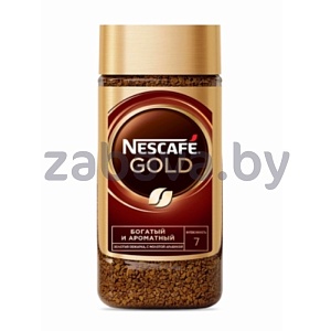 Кофе Nescafe Gold, сублимированный, с добавлением молотого кофе, 95 г